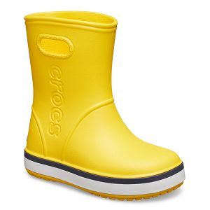 Crocband Rain Boot K - Yellow/Navy