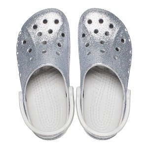 Baya Glitter Clog - Silver Glitter