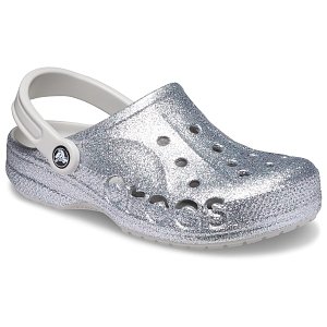 Baya Glitter Clog - Silver Glitter