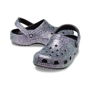 Classic Glitter Clog - Black/Multi