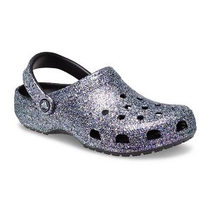Classic Glitter Clog - Black/Multi