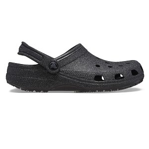 Classic Glitter Clog - Black Glitter