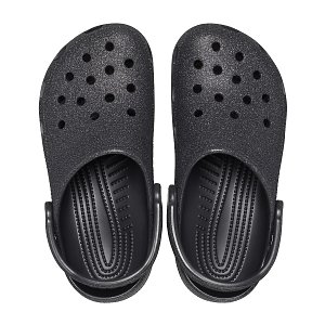 Classic Glitter Clog - Black Glitter
