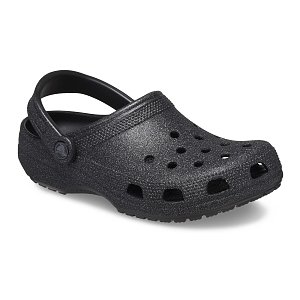 Classic Glitter Clog - Black Glitter