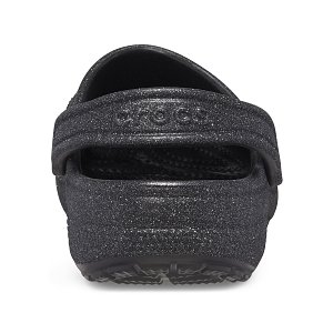 Classic Glitter Clog - Black Glitter