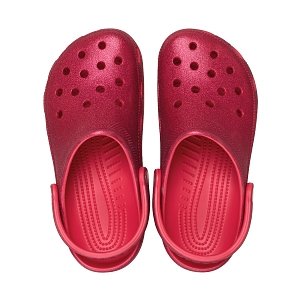 Classic Glitter Clog - Digital Raspberry Glitter