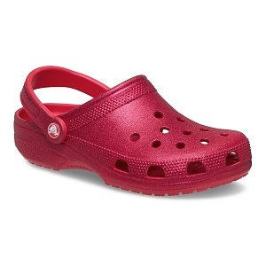 Classic Glitter Clog - Digital Raspberry Glitter
