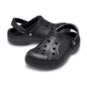 Baya Lined Clog - Black/Black