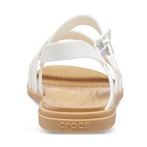 Crocs Tulum Sandal W - Oyster/Tan