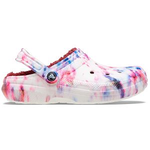 Classic Lined Tie Dye Clog - Garnet/Multi