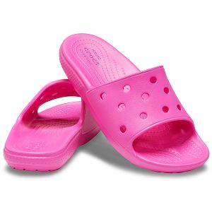 Classic Crocs Slide K - Electric Pink