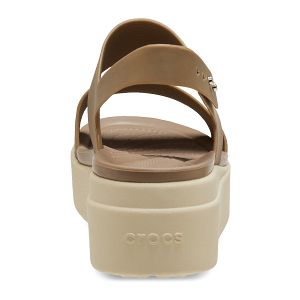 Brooklyn Low Wedge - Khaki/Bone