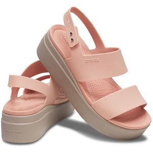 Brooklyn Low Wedge - Pale Blush/Mushroom