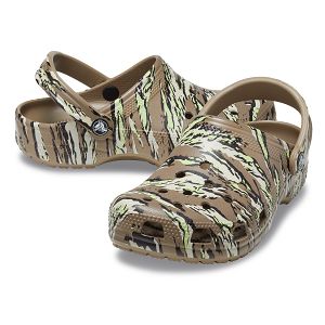 Classic Printed Camo Clog - Khaki