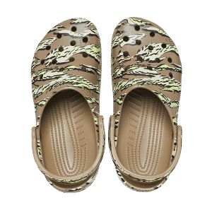 Classic Printed Camo Clog - Khaki