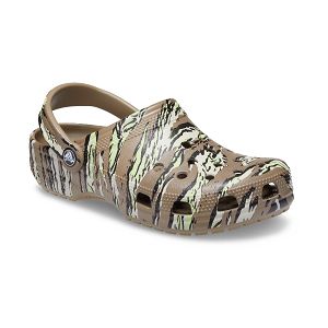 Classic Printed Camo Clog - Khaki