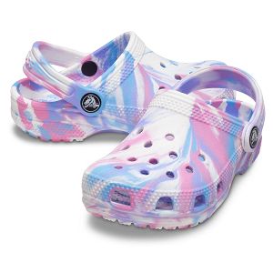Classic Marbled Clog T - White/Pink