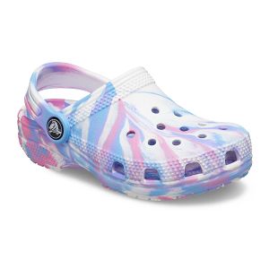Classic Marbled Clog T - White/Pink