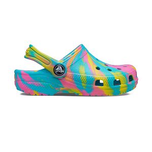 Classic Marbled Clog T - Digital Aqua/Multi