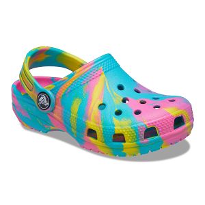 Classic Marbled Clog T - Digital Aqua/Multi