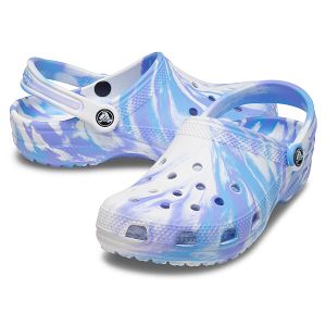 Classic Marbled Clog - White/Oxygen