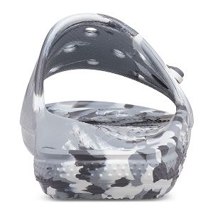 Classic Crocs Marbled Slide - Light Grey/Multi