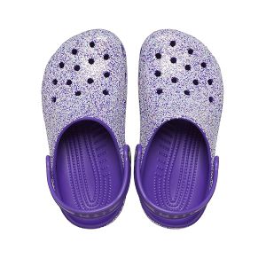 Classic Glitter Clog T - Neon Purple/Multi