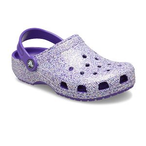 Classic Glitter Clog T - Neon Purple/Multi