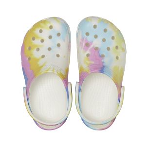 Classic TieDye Graphic Clog T - White/Multi