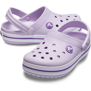 Crocband Clog T - Lavender/Neon Purple