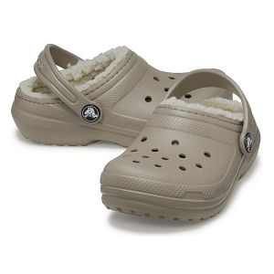 Classic Lined Clog K - Mushroom/Bone
