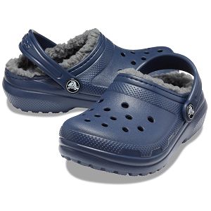 Classic Lined Clog K - Navy/Charcoal