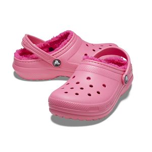 Classic Lined Clog K - Hyper Pink