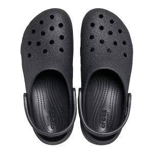 Classic Platform Glitter ClogW - Black