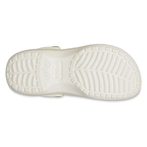 Classic Platform Glitter ClogW - Chalk
