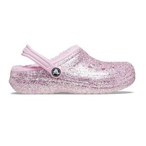 Classic Lined Glitter Clog T - Flamingo