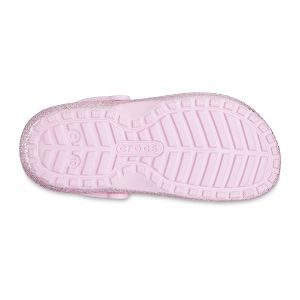 Classic Lined Glitter Clog T - Flamingo