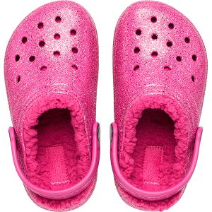 Classic Lined Glitter Clog T - Fuchsia Fun/Multi