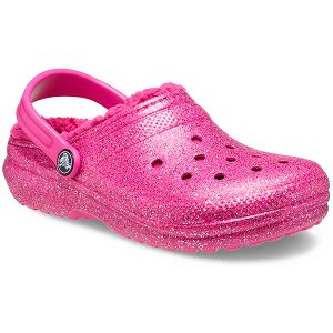 Classic Lined Glitter Clog T - Fuchsia Fun/Multi