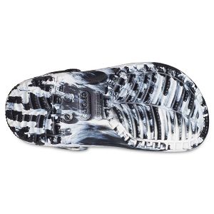 Classic Marbled Clog K - Black/White