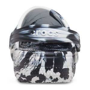 Classic Marbled Clog K - Black/White