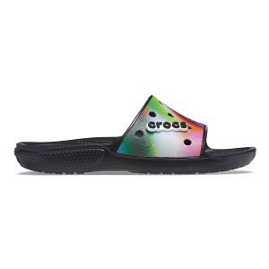 Classic Crocs Solarized Slide - Black/Multi