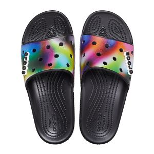 Classic Crocs Solarized Slide - Black/Multi
