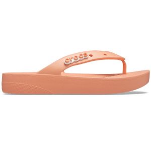 Classic Platform Flip W - Papaya