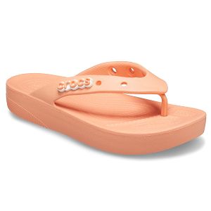 Classic Platform Flip W - Papaya