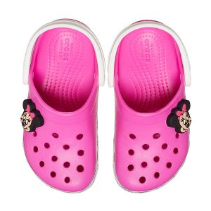 FL Minnie Mouse Band Clog T - Electric Pink
