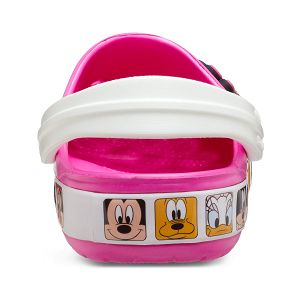 FL Minnie Mouse Band Clog T - Electric Pink