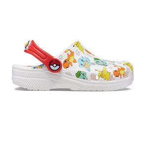 Classic Pokemon Clog K - White/Multi