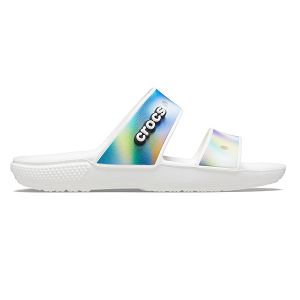 Classic Crocs Solarized Sandal - White/Multi