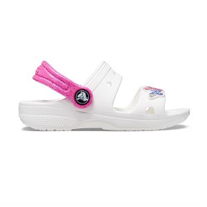 Classic Embellished Sandal T - White